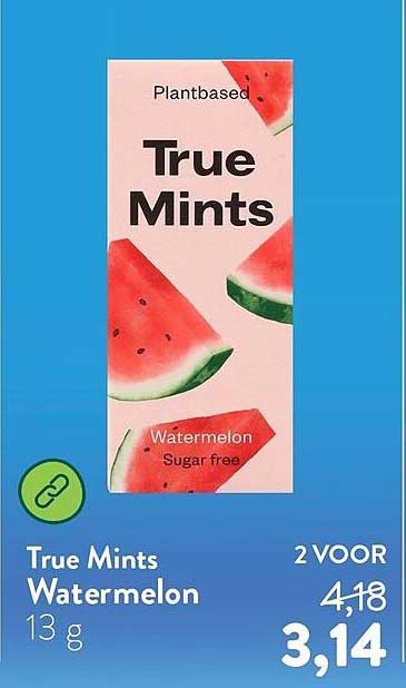 True Mints Watermelon 13 g 2 VOOR