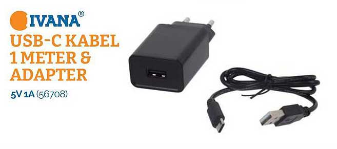 USB-C KABEL 1 METER & ADAPTER