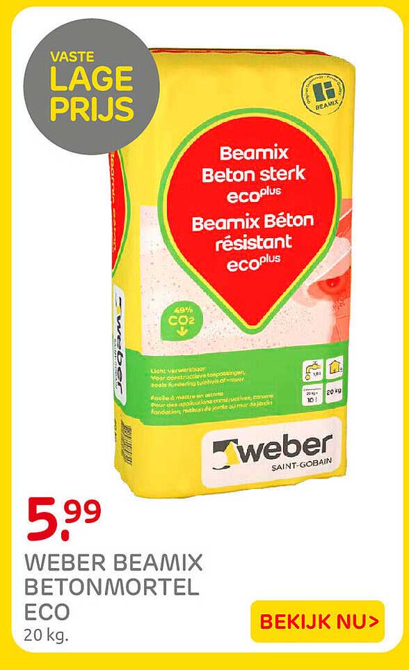 WEBER BEAMIX BETONMORTEL ECO