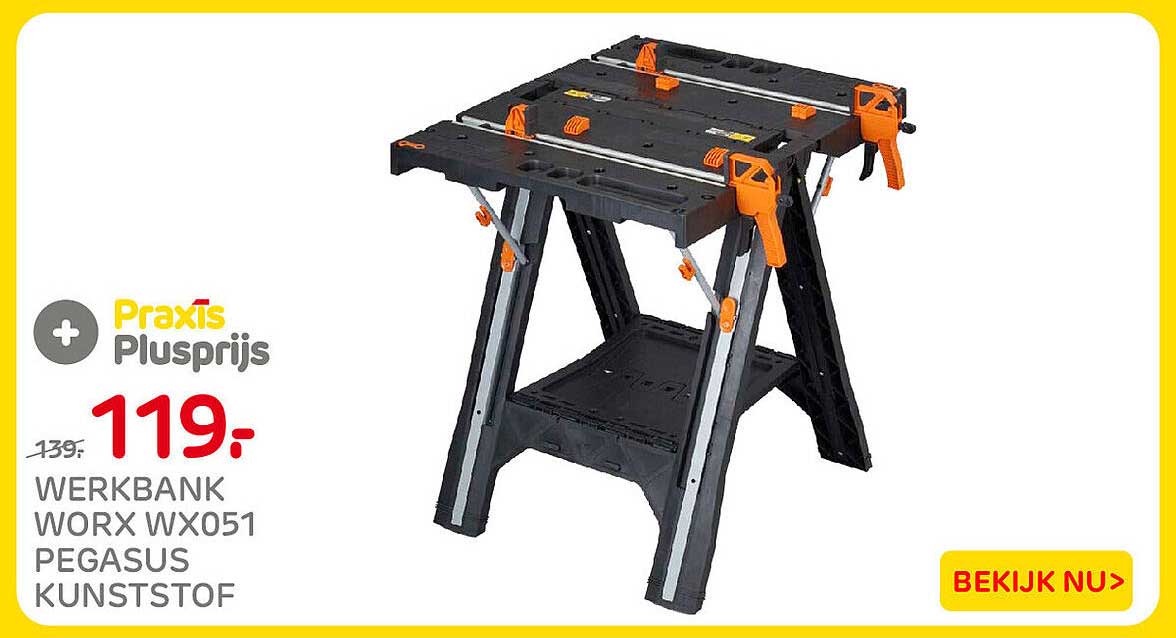 WERKBANK WORX WX051 PEGASUS KUNSTSTOF