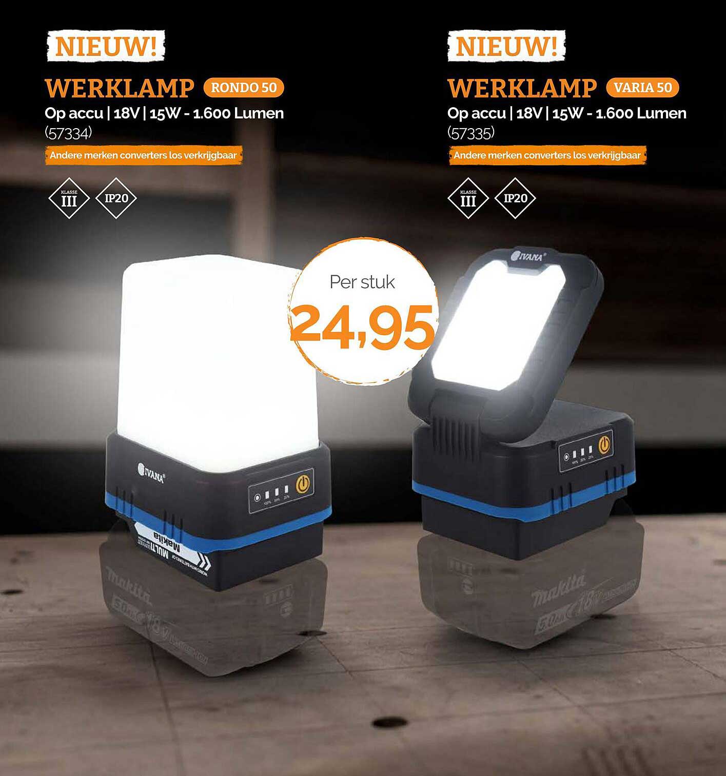WERKLAMP RONDO 50