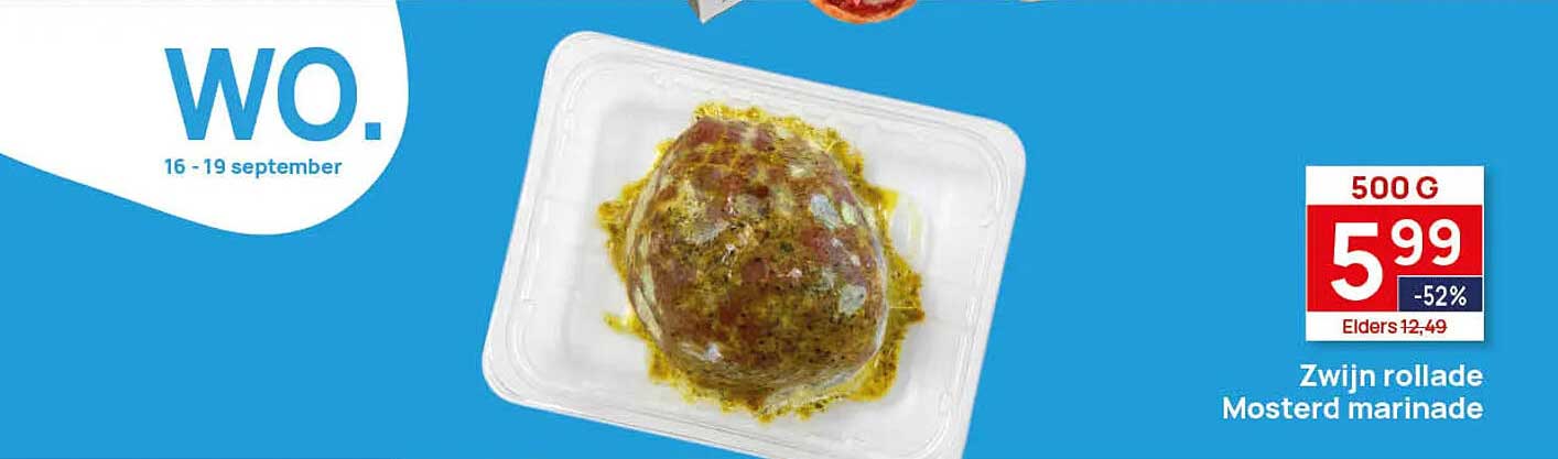 Zwiin rollade Mosterd marinade