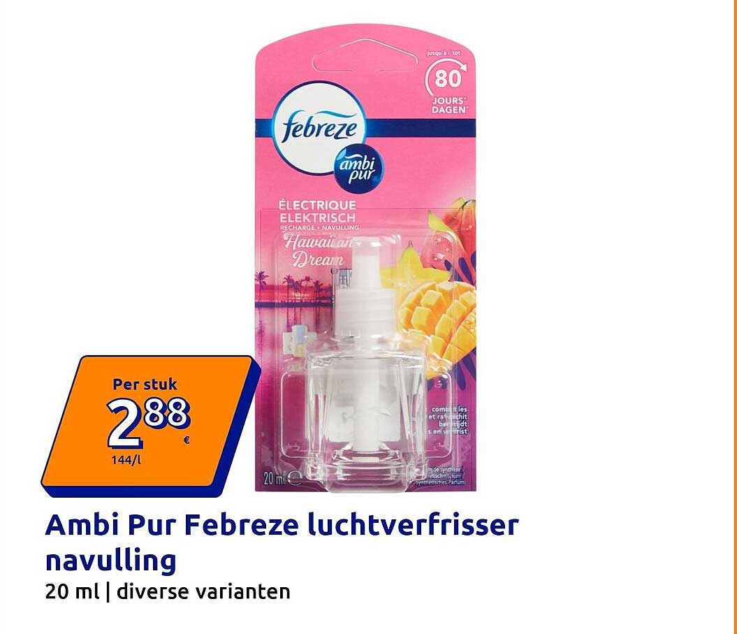 Ambi Pur Febreze luchtverfrisser navulling