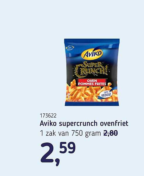 Aviko supercrunch ovenfriet