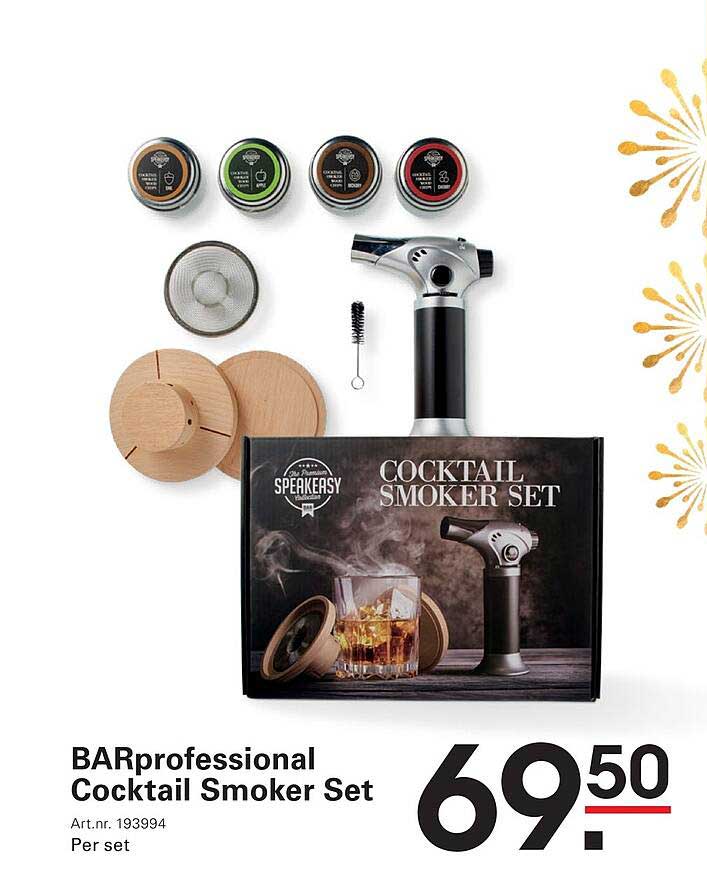 BARprofessional Cocktail Smoker Set