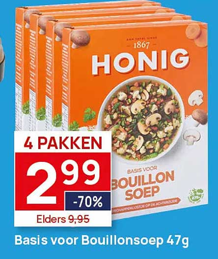 Basis voor Bouillonsoep 47g