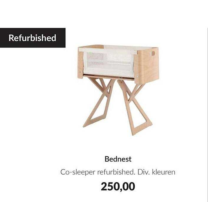 Bednest Co-sleeper refurbished. Div. kleuren