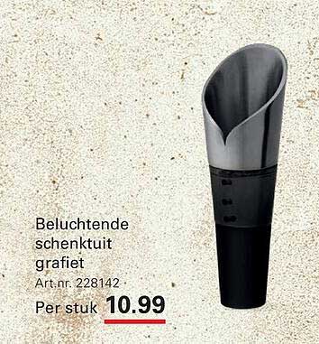 Beluchtende schenktuit grafiet