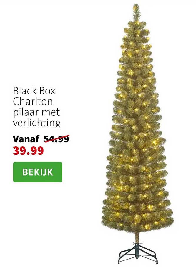 Black Box Charlton pilaar met verlichting