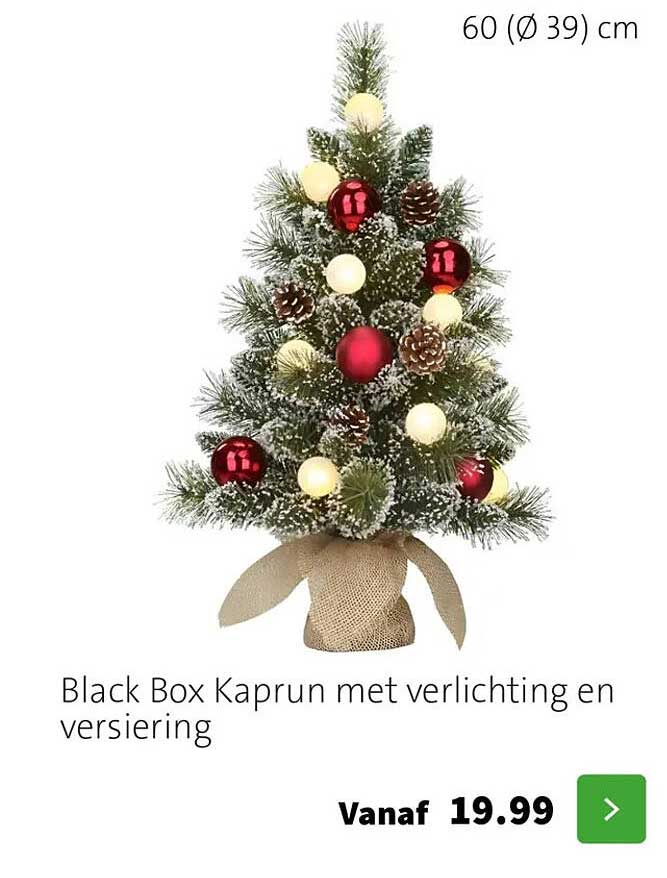 Black Box Kaprun met verlichting en versiering