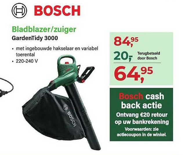 Bladblazer/zuiger GardenTidy 3000