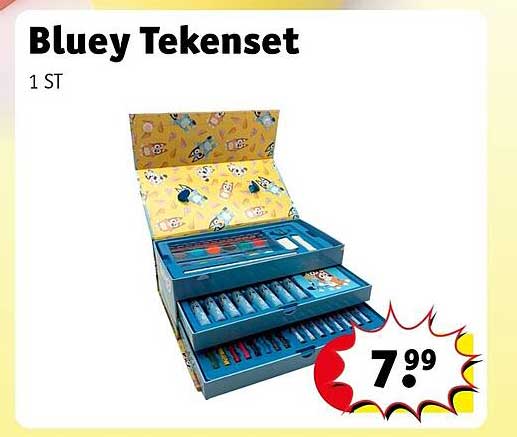 Bluey Tekenset
