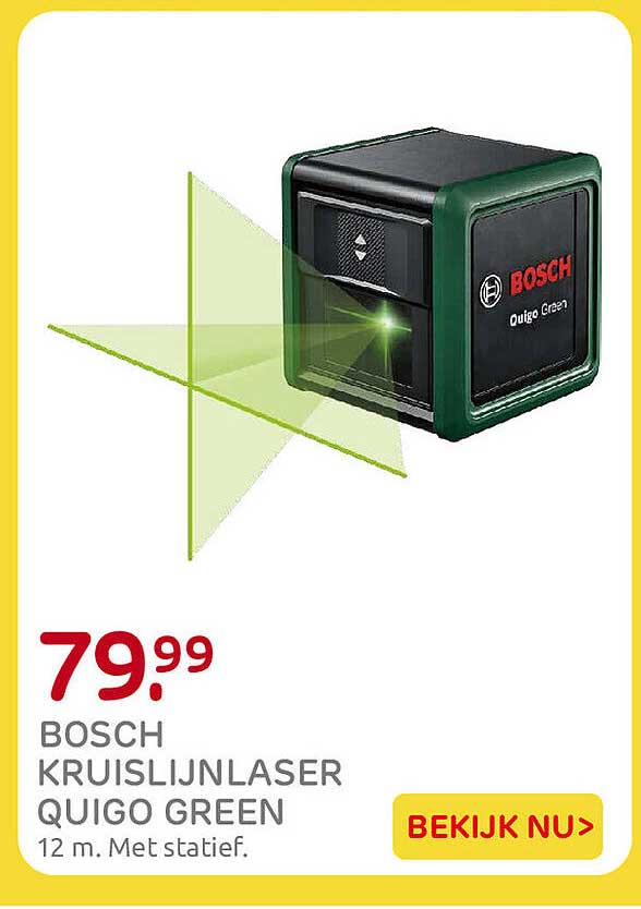 BOSCH KRUILIJNLASER QUIGO GREEN