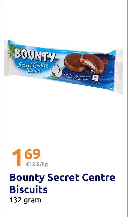 Bounty Secret Centre Biscuits
