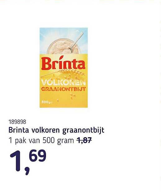 Brinta volkoren graanontbijt