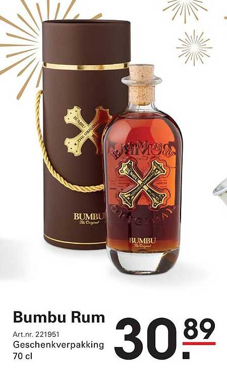 Bumbu Rum Geschenkverpakking 70 cl