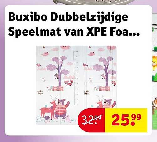 Buxibo Dubbelzijdige Speelmat van XPE Foa...