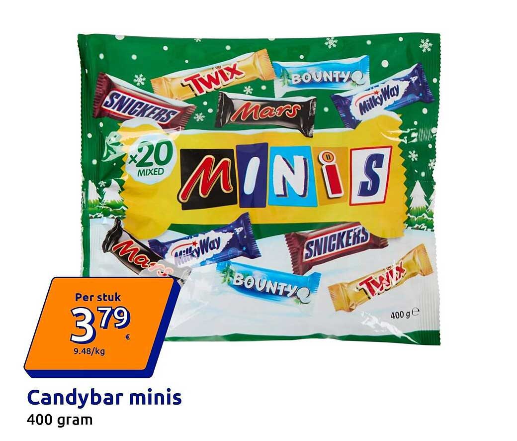 Candybar minis 400 gram