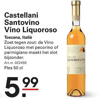 Castellani Santovino Vino Liquoroso