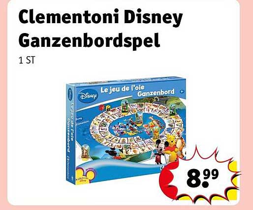 Clementoni Disney Ganzenbordspel