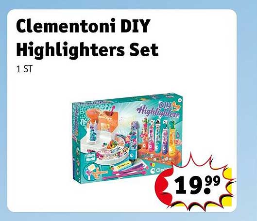 Clementoni DIY Highlighters Set