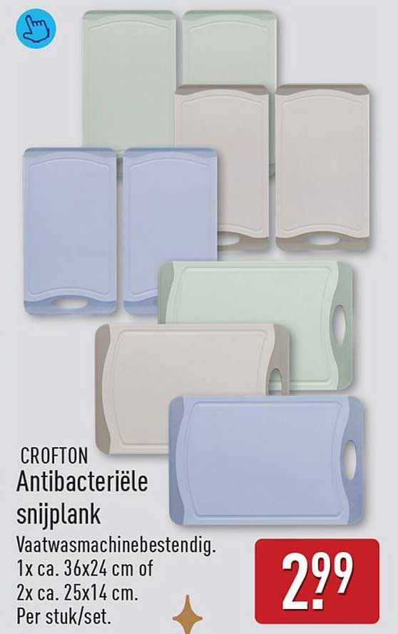 CROFTON Antibacteriële snijplank