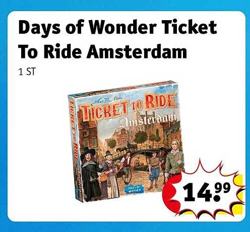 Days of Wonder Ticket To Ride Amsterdam 1 ST