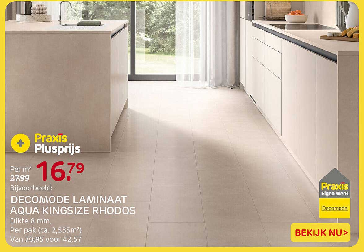 DECOMODE LAMINAAT AQUA KINGSIZE RHODOS