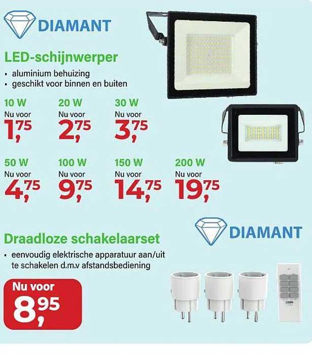 DIAMANT LED-schijnwerper