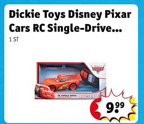 Dickie Toys Disney Pixar Cars RC Single-Drive...