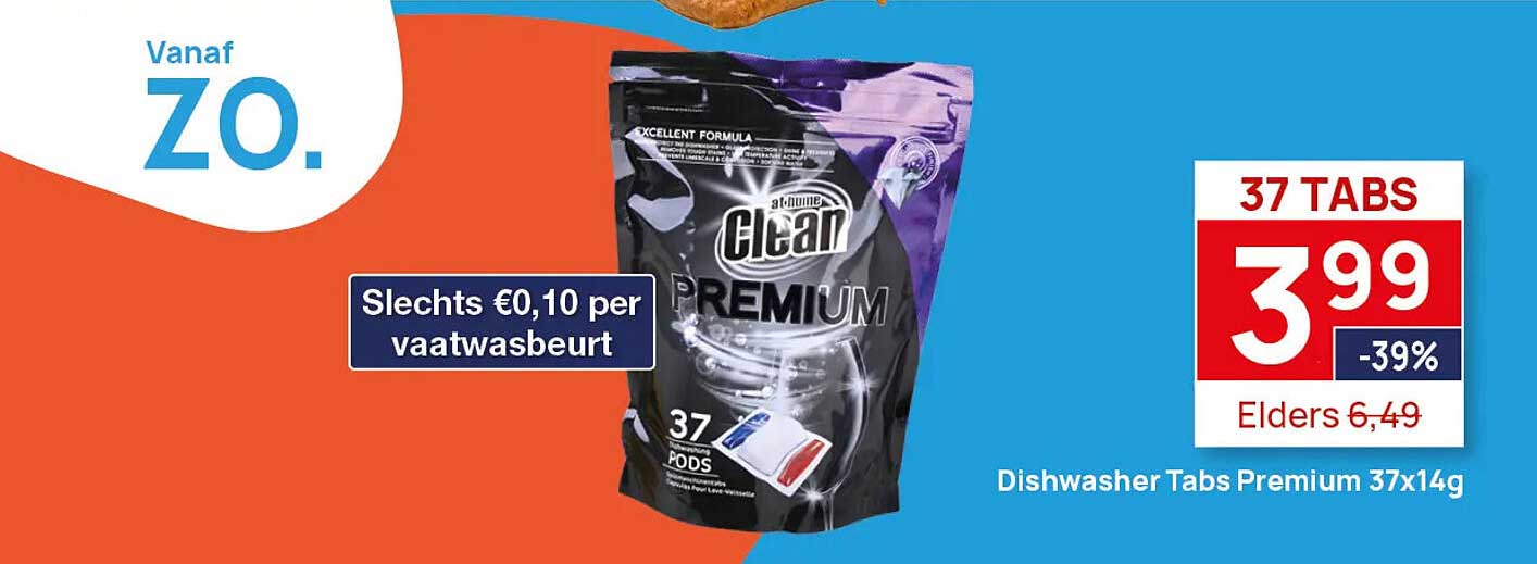Dishwasher Tabs Premium 37x14g