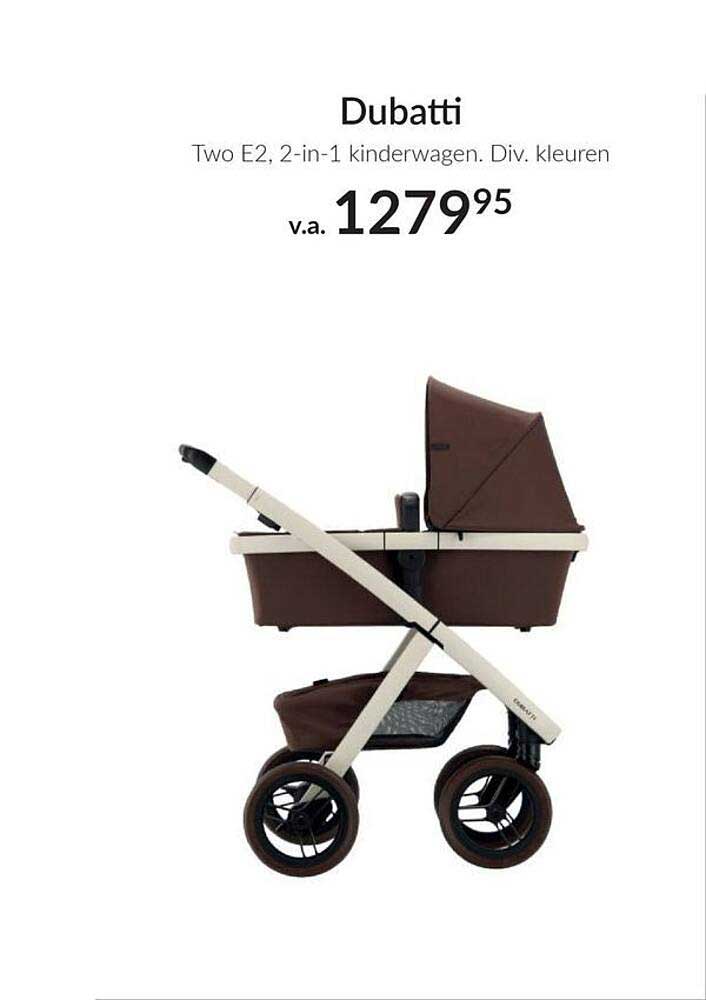 Dubatti Two E2, 2-in-1 kinderwagen. Div. kleuren