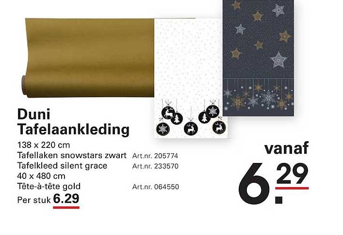 Duni Tafelaankleding
