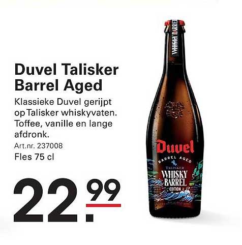 Duvel Talisker Barrel Aged