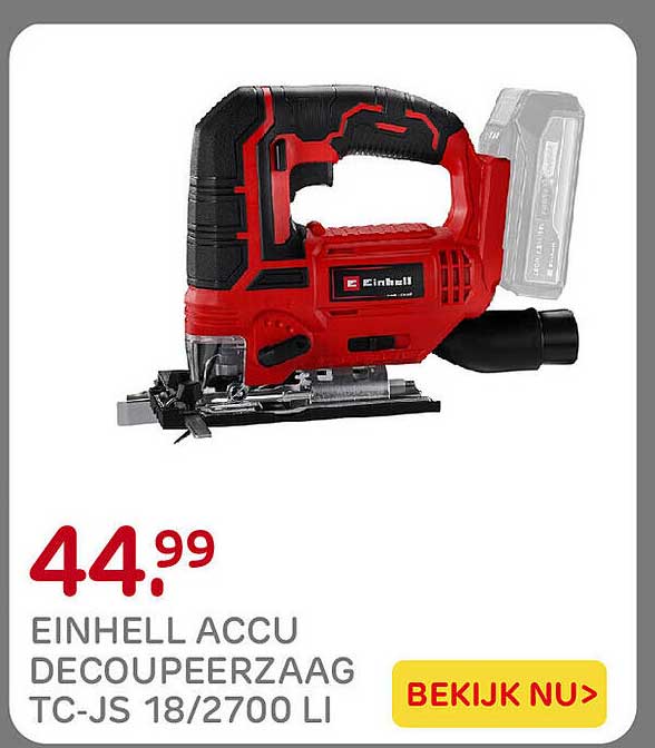 EINHELL ACCU DECOUPEERZAAG TC-JS 18/2700 LI