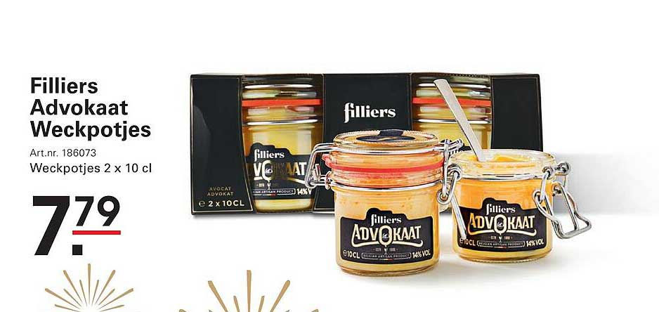 FILLIERS Advocaat Weckpotjes