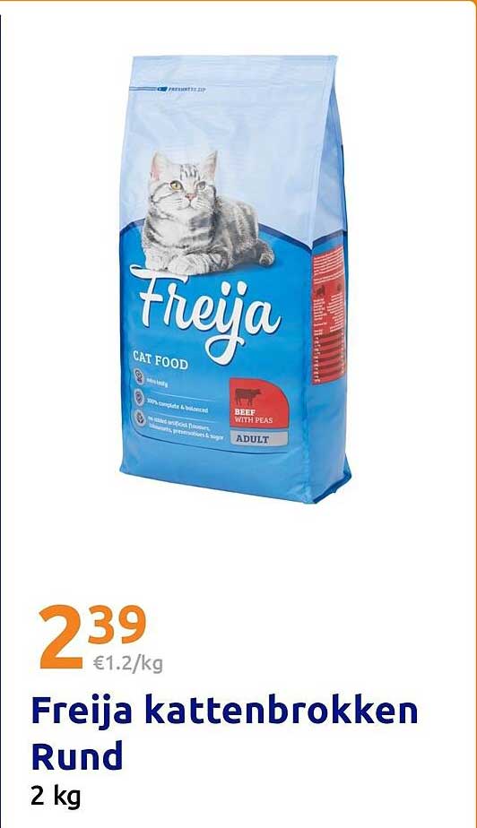 Freija kattenbrokken Rund 2 kg