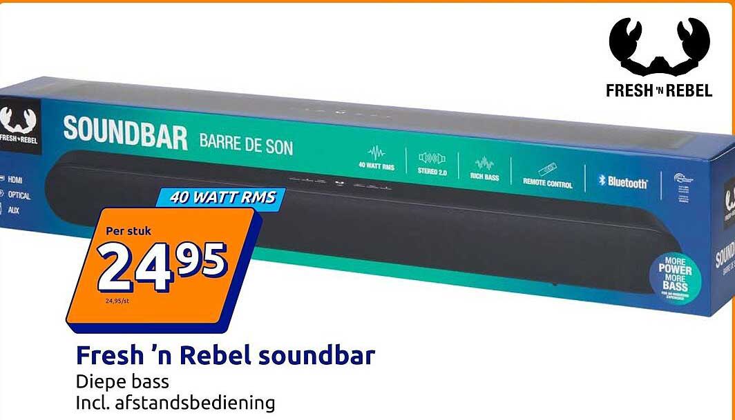 Fresh 'n Rebel soundbar