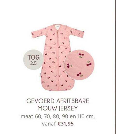 GEVOERD AFRITSBARE MOUW JERSEY