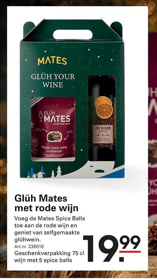 Glüh Mates met rode wijn