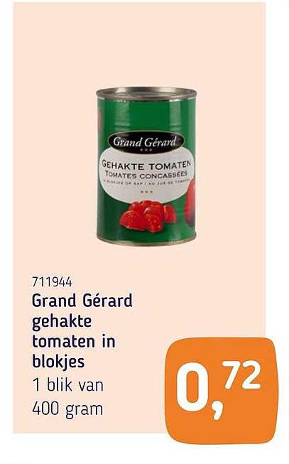 Grand Gérard gehakte tomaten in blokjes