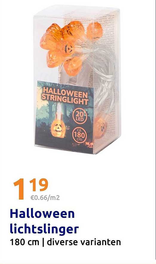 Halloween lichtslinger 180 cm | diverse varianten