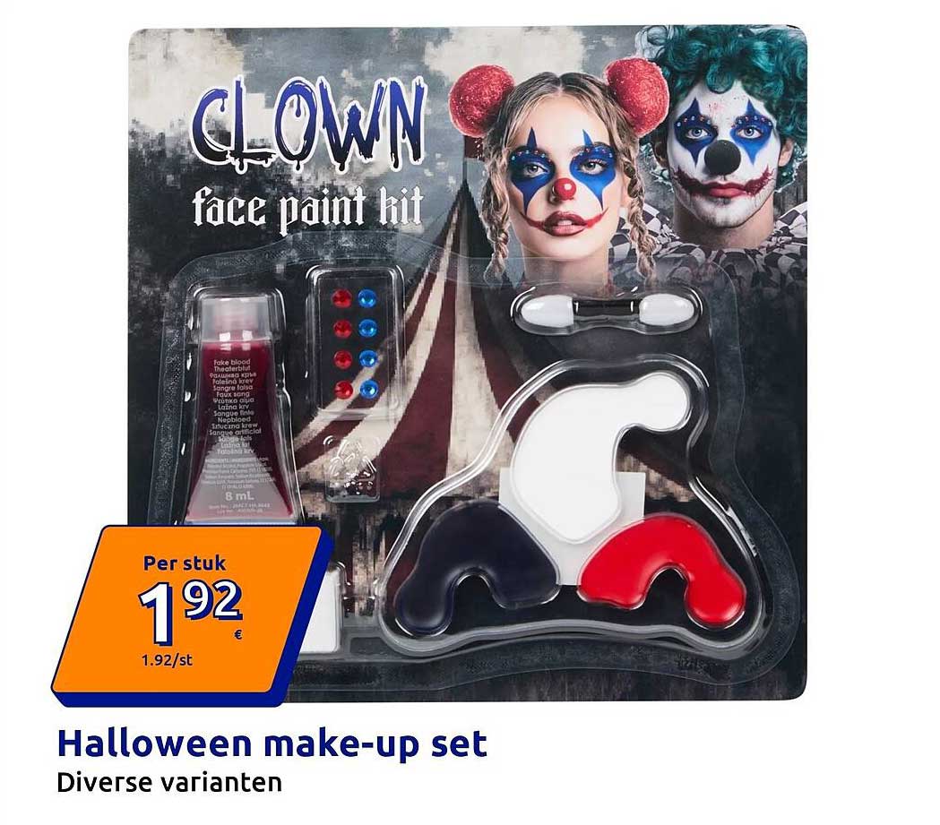 Halloween make-up set Diverse varianten