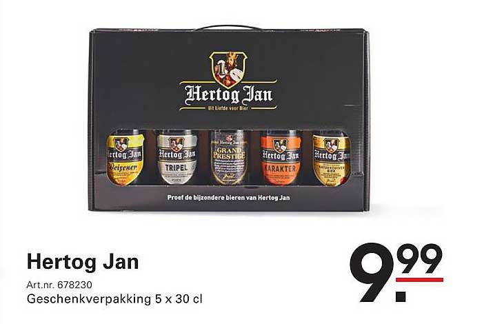 Hertog Jan Geschenkverpakking 5 x 30 cl