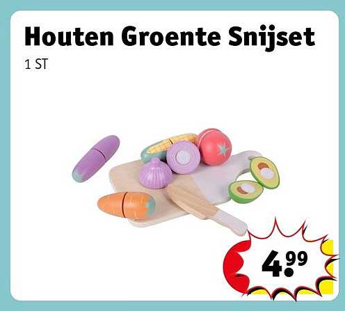 Houten Groente Snijset