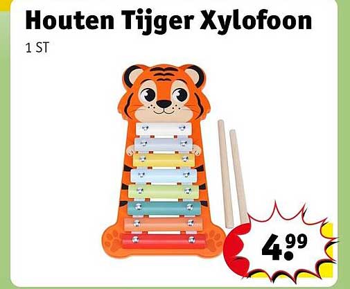 Houten Tijger Xylofoon