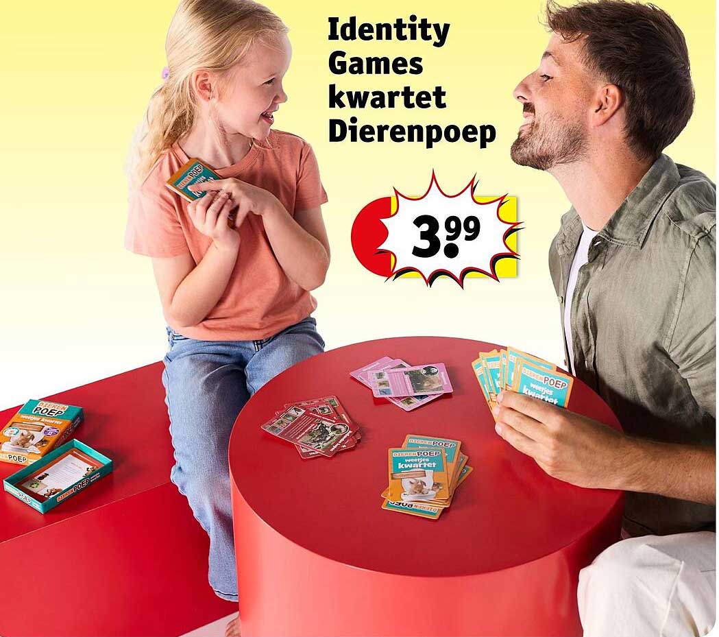 Identity Games kwartet Dierenpoep