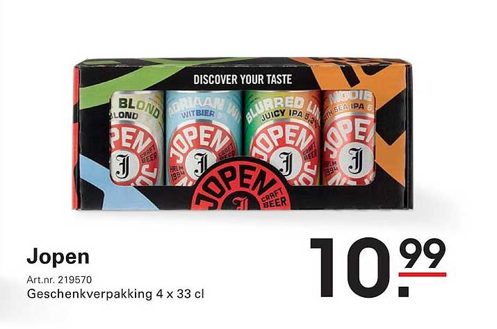 Jopen Geschenkverpakking 4 x 33 cl