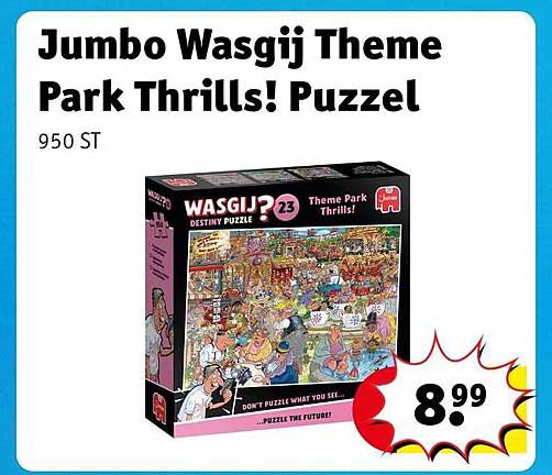 Jumbo Wasgij Theme Park Thrills! Puzzel