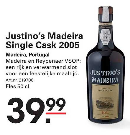 Justino’s Madeira Single Cask 2005